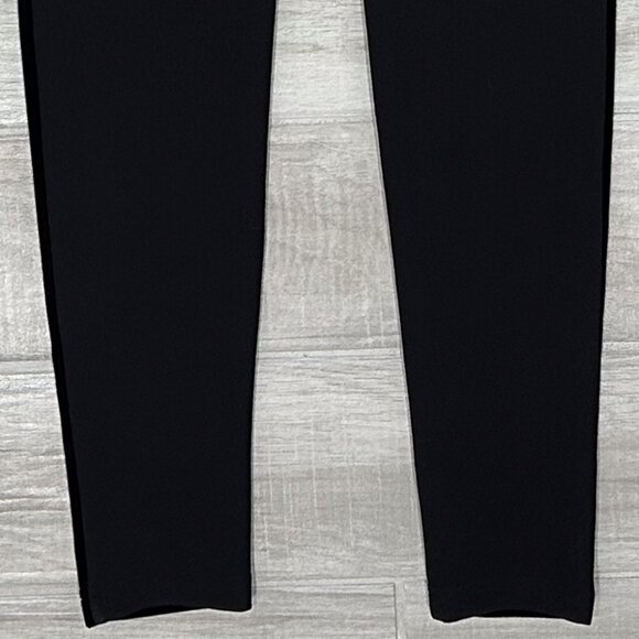 Anne Fontaine Andy Leggings Dual Material in Velvet and Milano Black Size 36 - Picture 10 of 16